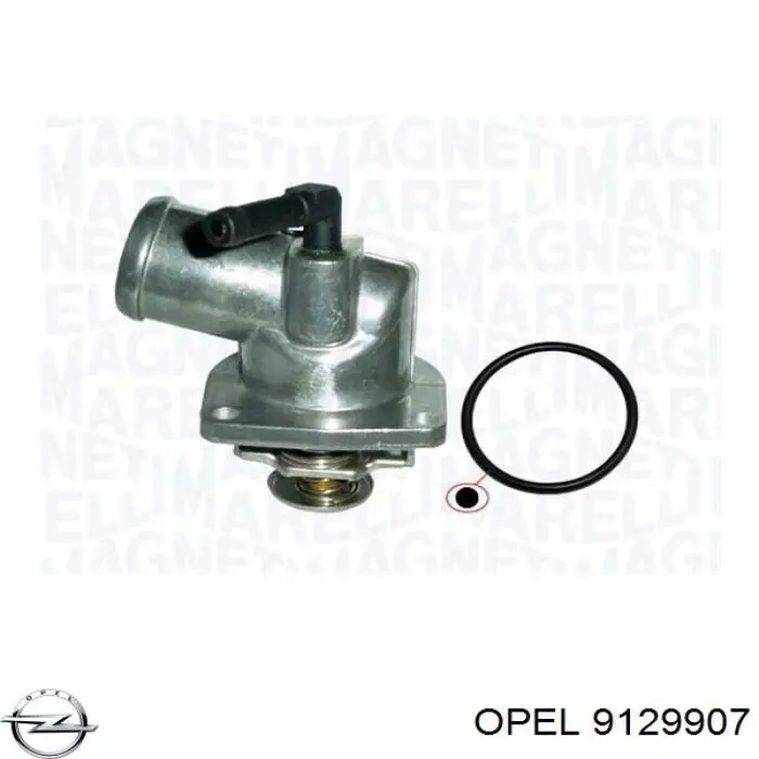9129907 Opel термостат