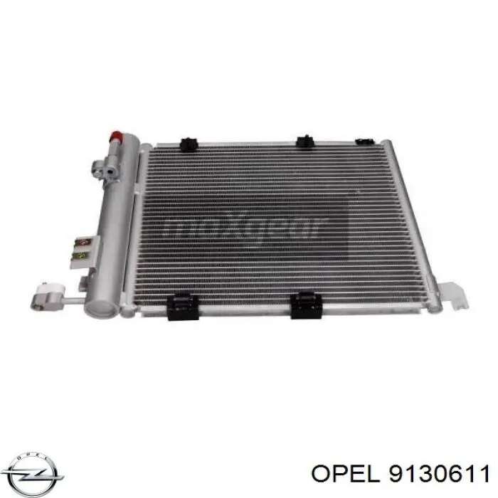 9130611 Opel радиатор кондиционера