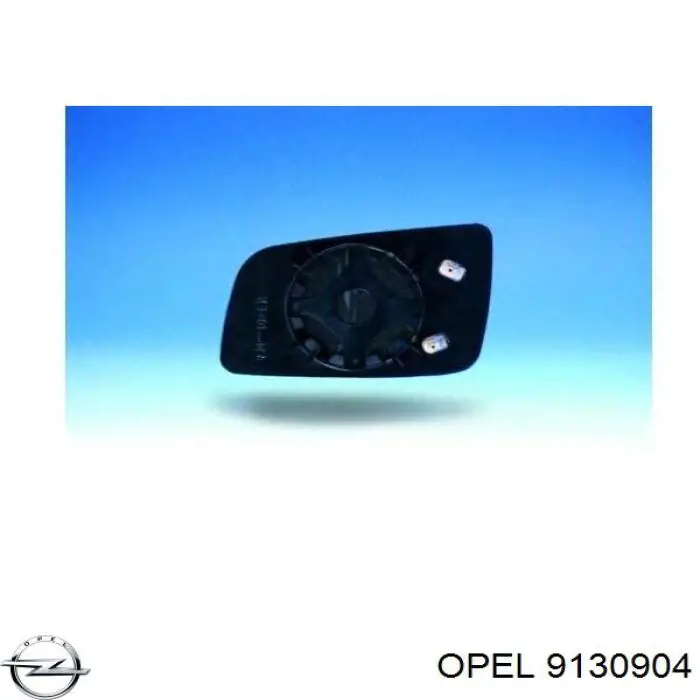 9130904 Opel зеркальный элемент зеркала заднего вида левого