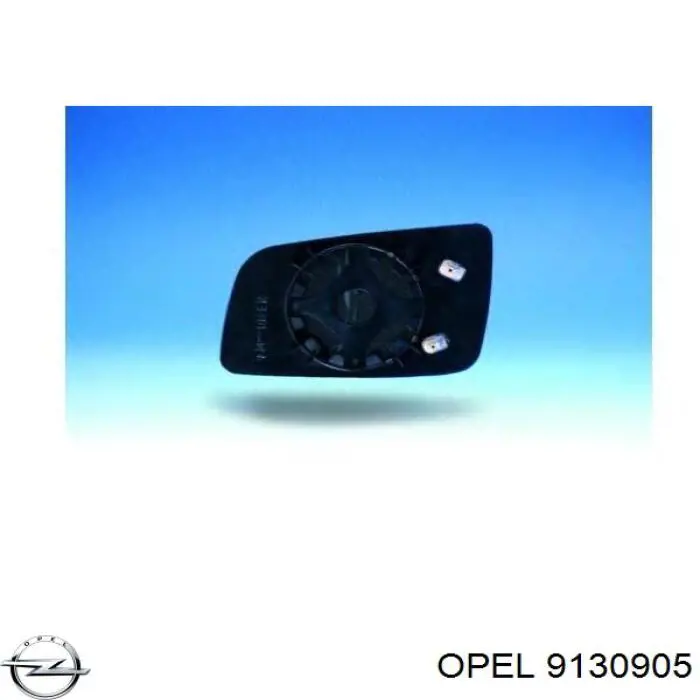 9130905 Opel зеркальный элемент зеркала заднего вида левого
