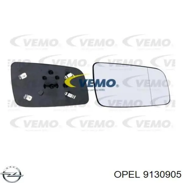 Купить 9130905 Opel Стекло зеркала заднего вида, левого