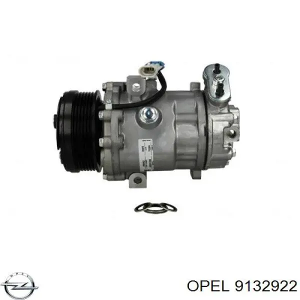 Купить 9132922 Opel Компрессор климатической установки