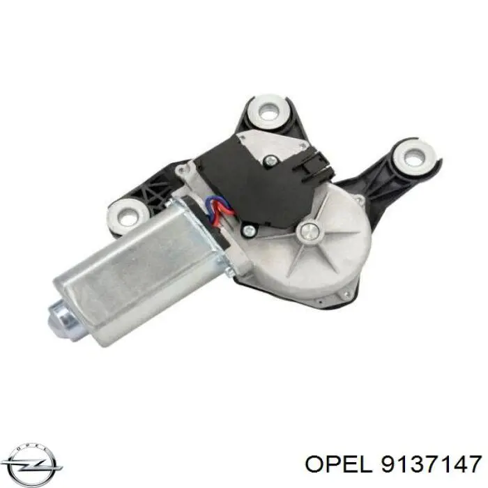 Моторчик заднего дворника 9137147 Opel
