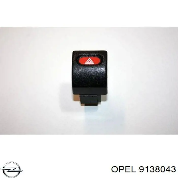 Купить 9138043 Opel Кнопка включения аварийной сигнализации