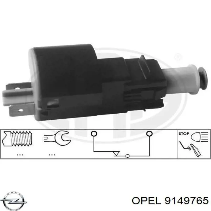 Купить 9149765 Opel Лягушка стоп сигнала
