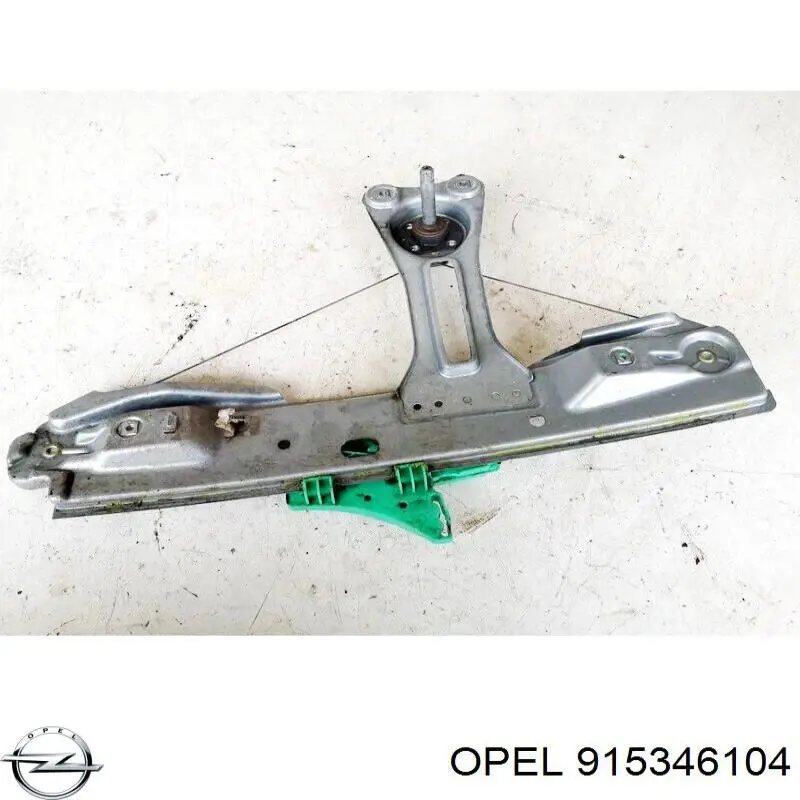 915346104 Opel  Механизм стеклоподъемника правой задней двери