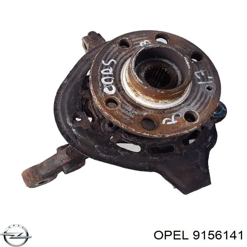 Цапфа (поворотный кулак) передний правый Opel 0308039 цена, от 63.35 USD