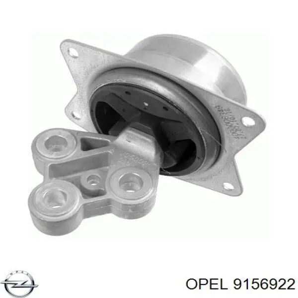 9156922 Opel подушка (опора двигателя левая)