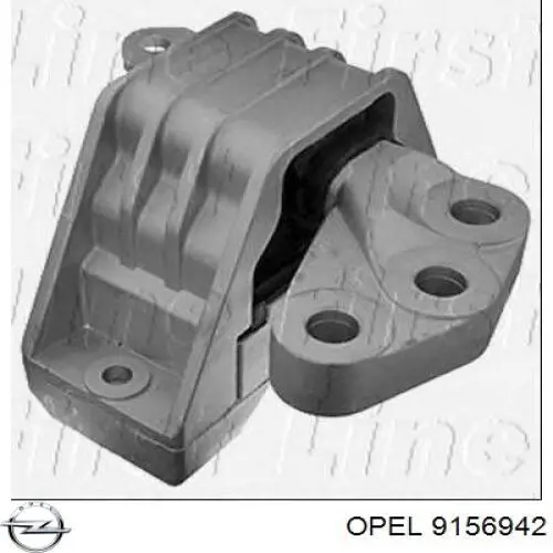 Купить 9156942 Opel Правая опора двигателя