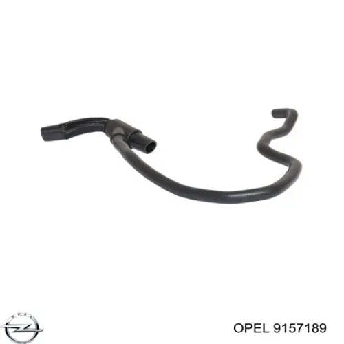 Нижний шлаг радиатора охлаждения 9157189 Opel