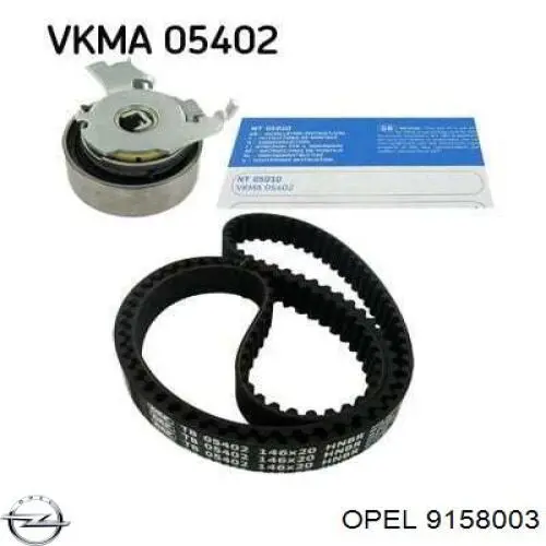 Ролик натяжителя ремня газораспределения Opel 9158003 цена, от 20.78 USD