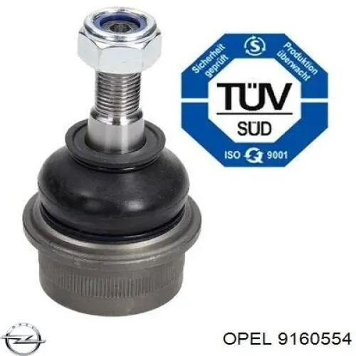 Верхняя шаровая опора Opel 9160554 цена, от 6.55 USD