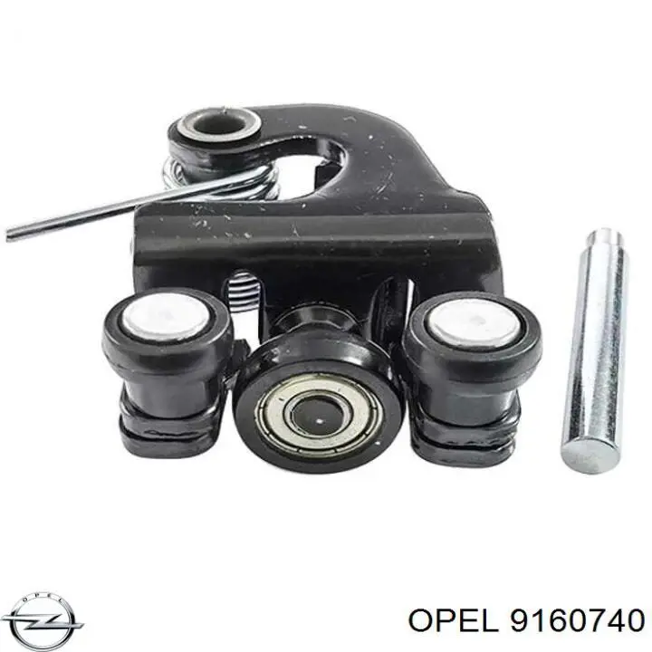 Ролик двери сдвижной правый центральный Opel 9160740