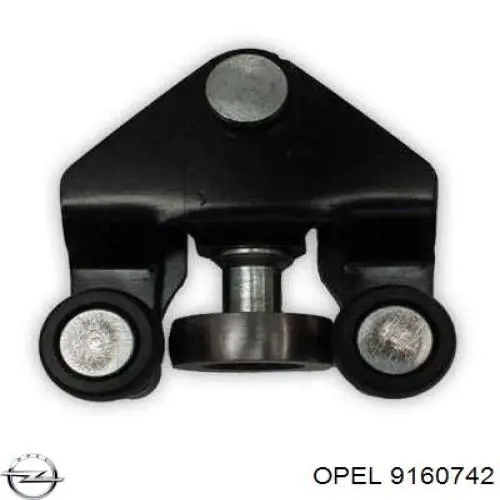 9160742 Opel rolo direito inferior da porta lateral (deslizante)