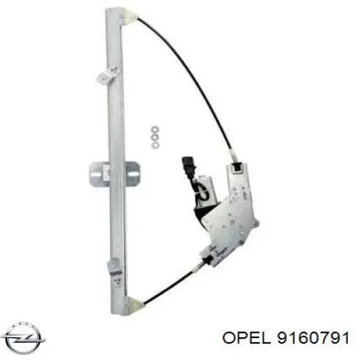 Стеклоподъемник передней правой двери Opel 9160791 цена, от 22.55 USD