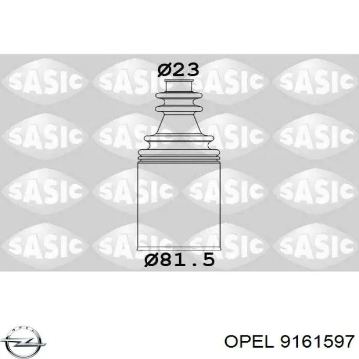 9161597 Opel пыльник шруса передней полуоси внутренний правый