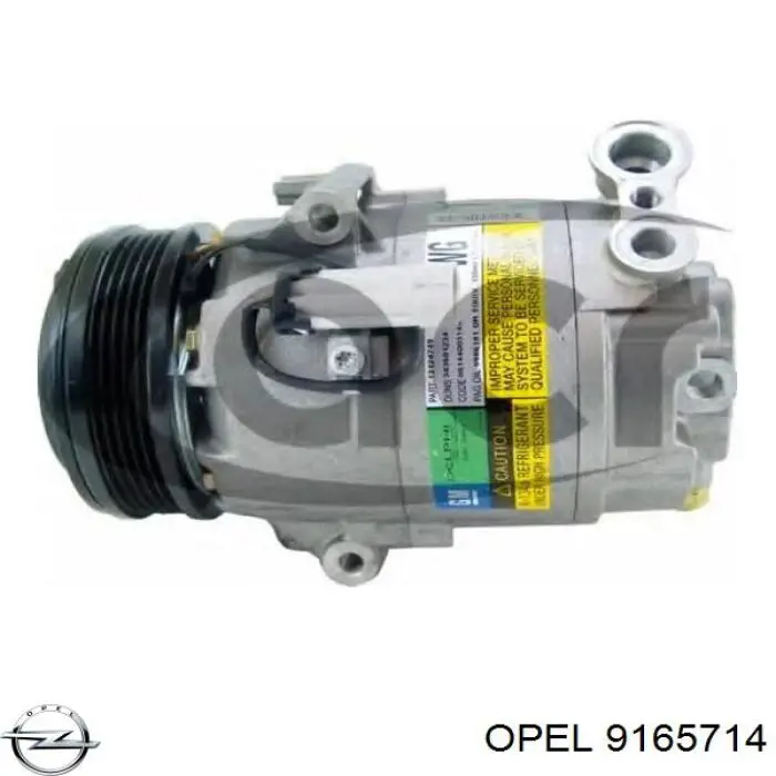 9165714 Opel компрессор кондиционера