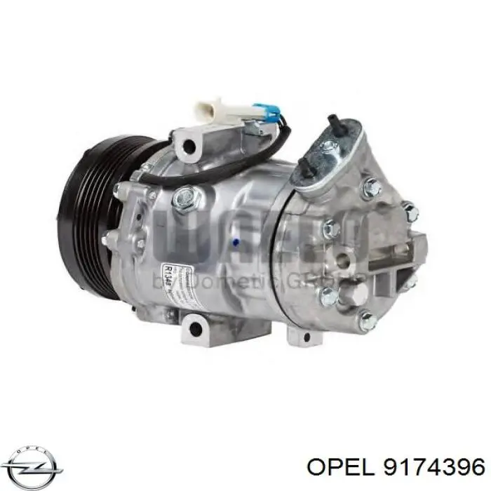 9174396 Opel компрессор кондиционера