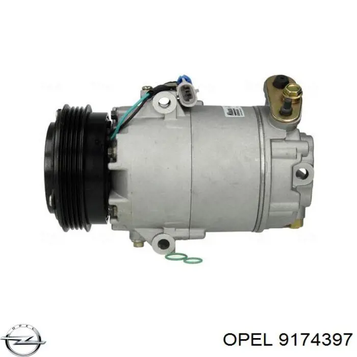 9174397 Opel компрессор кондиционера