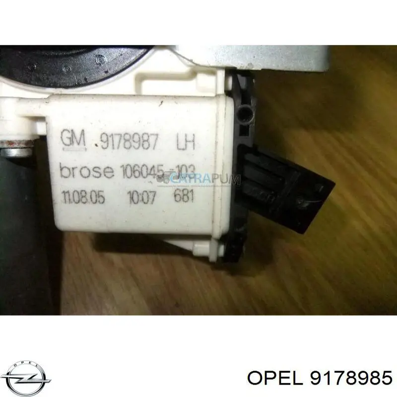 Mecanismo de acionamento de vidro da porta dianteira esquerda Opel Vectra C GTS 