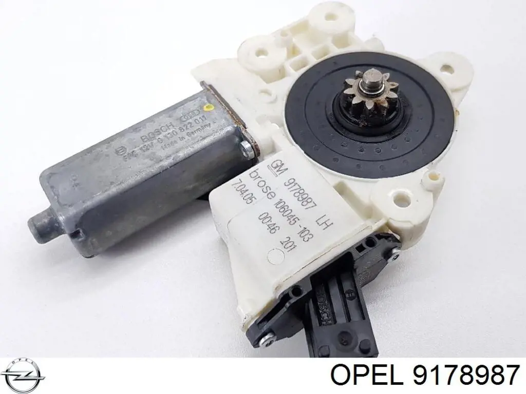 Мотор стеклоподъемника двери передней левой 9178987 Opel