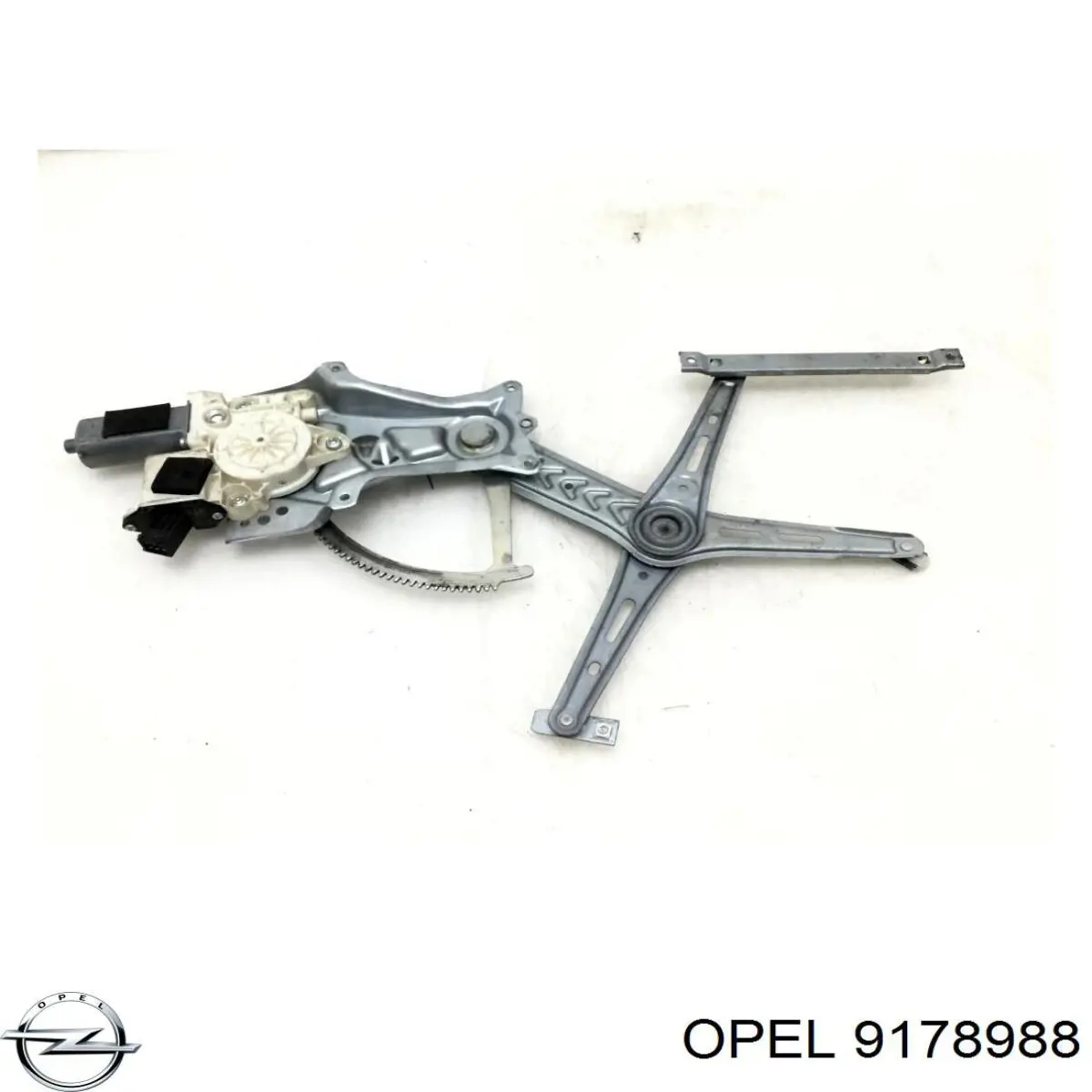 9178988 Opel motor de acionamento de vidro da porta dianteira direita