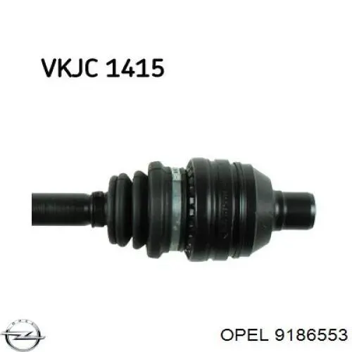 Привод передний правый Opel 9186553 цена, от 83.81 USD