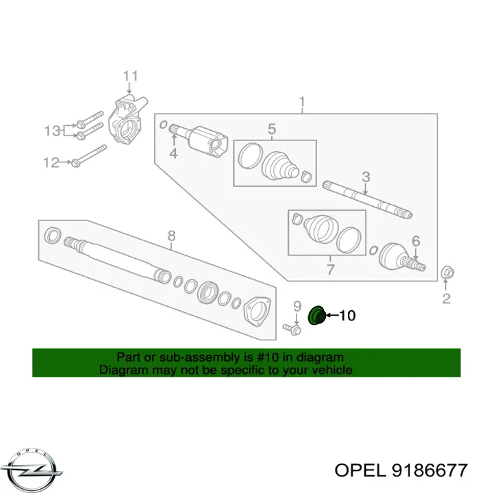 9186677 Opel 