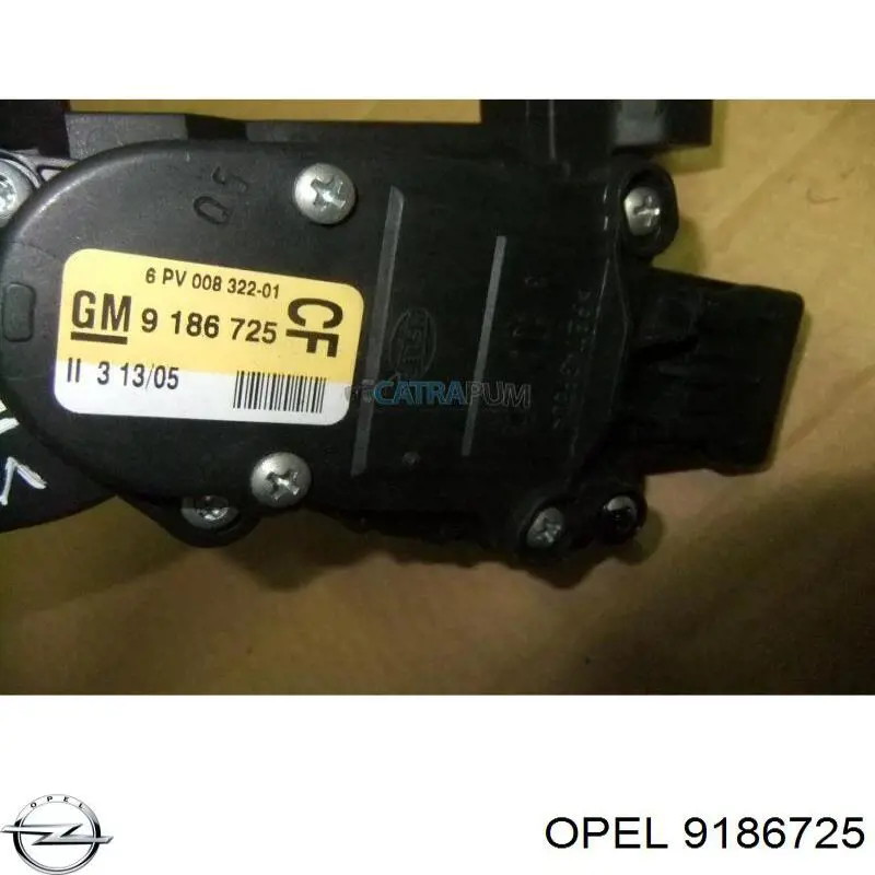 Педаль газа 9186725 Opel