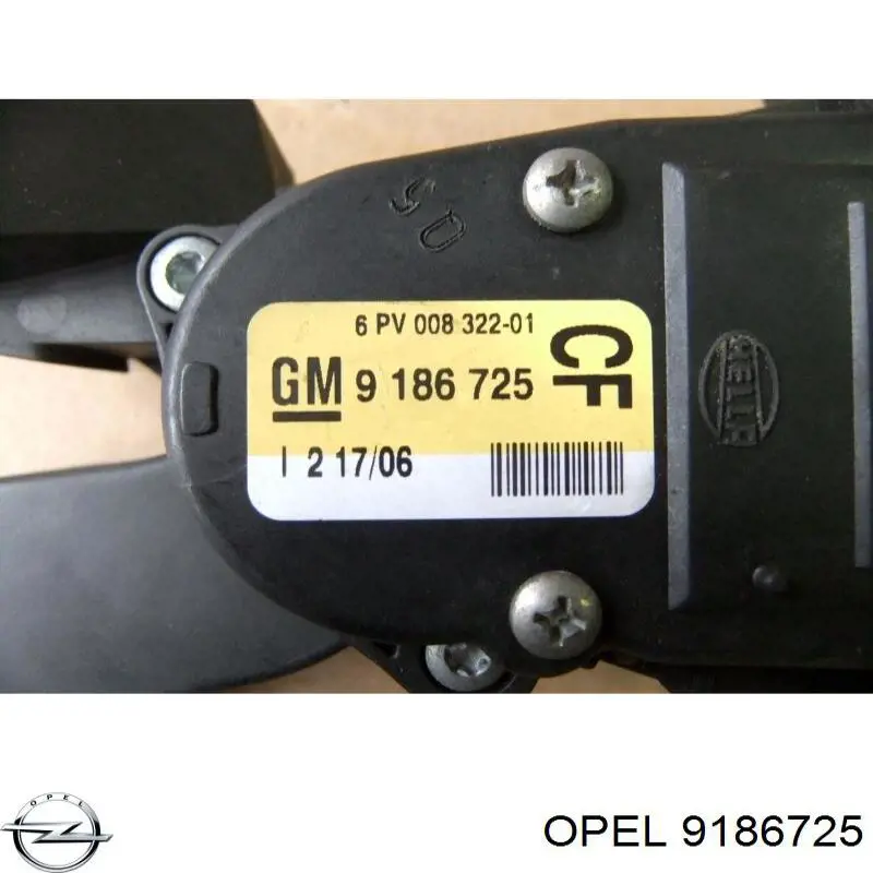 Педаль газа (акселератора) Opel 9186725 цена, от 19.00 USD