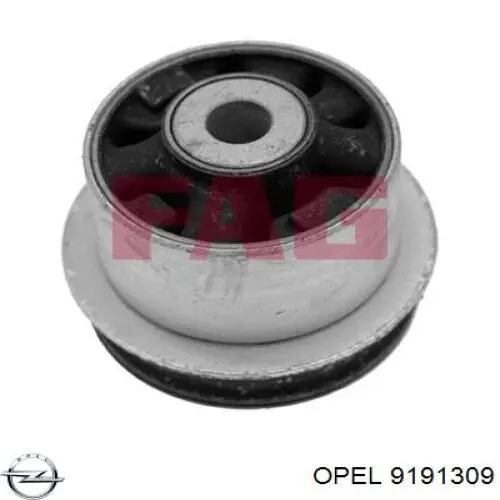 Сайлентблок заднего продольного рычага передний 9191309 Opel