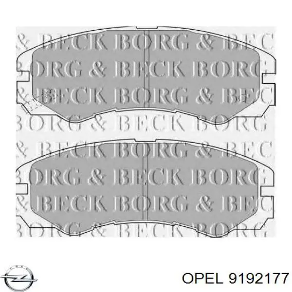 Колодки Opel 9192177 цена, от 18.62 USD