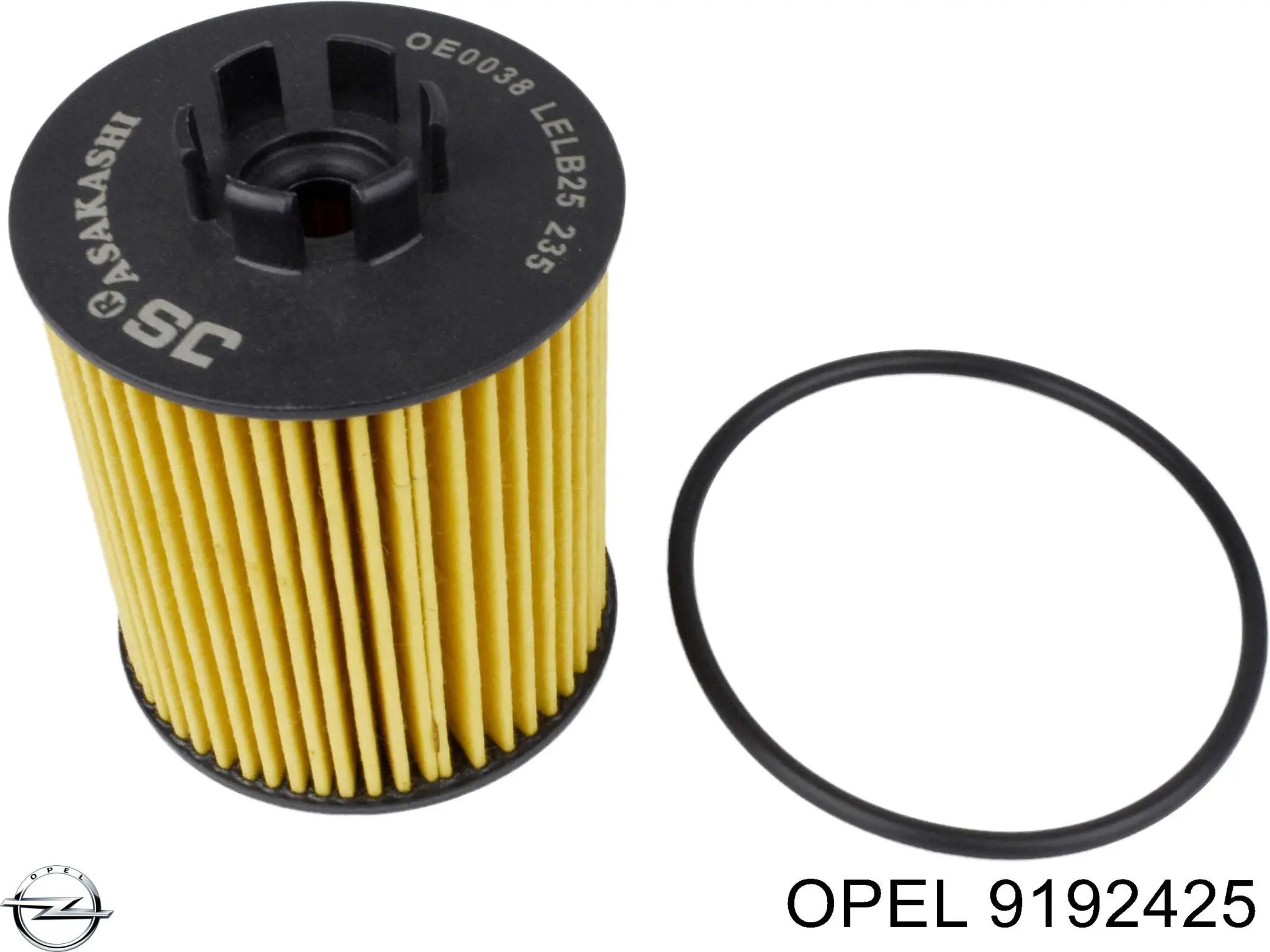 Фильтр масляный Opel 9192425