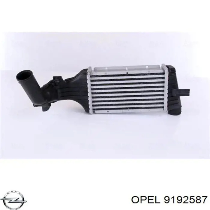 9192587 Opel интеркулер