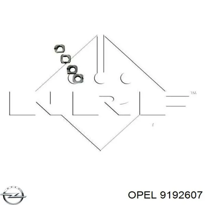 Купить 9192607 Opel Радиатор водяной
