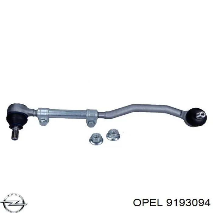 Тяга рулевая в сборе правая 9193094 Opel