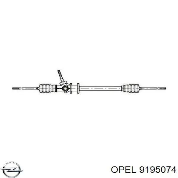 Рулевая рейка 9195074 Opel