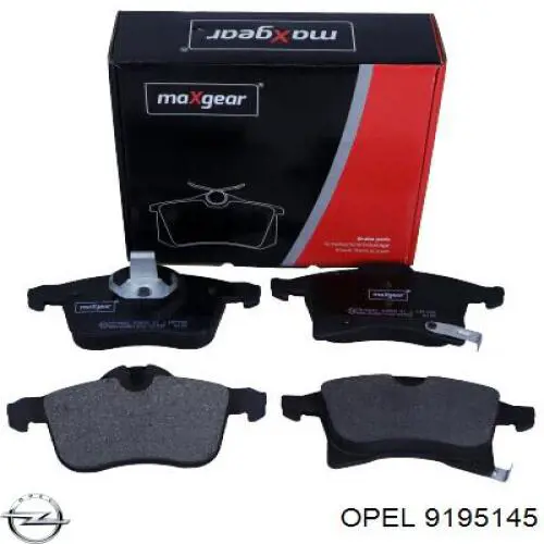 Колодки Opel 9195145 цена, от 23.08 USD