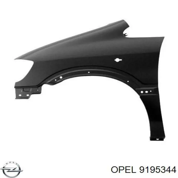 Крыло переднее левое Opel 9195344 цена, от 92.20 USD
