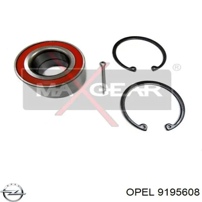 Комплект подшипника ступицы колеса Opel 9195608 цена, от 13.34 USD