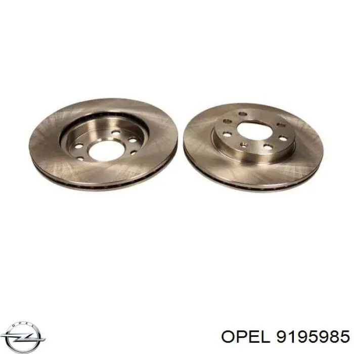 9195985 Opel диск тормозной передний