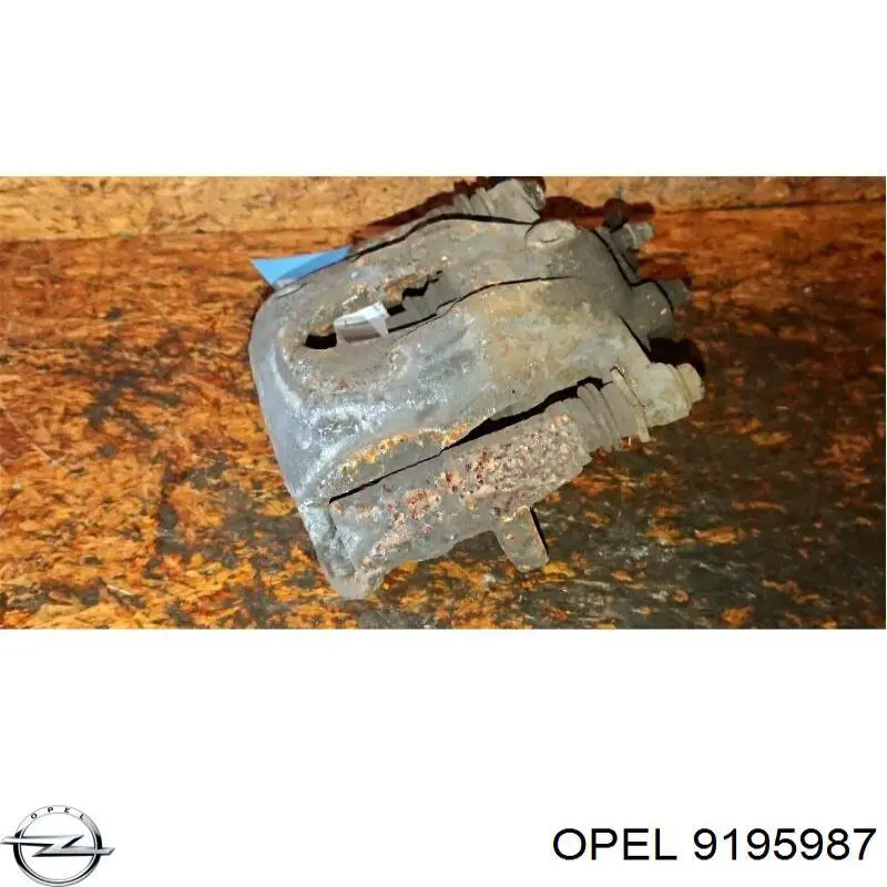 Купить 9195987 Opel Суппорт тормозной передний правый