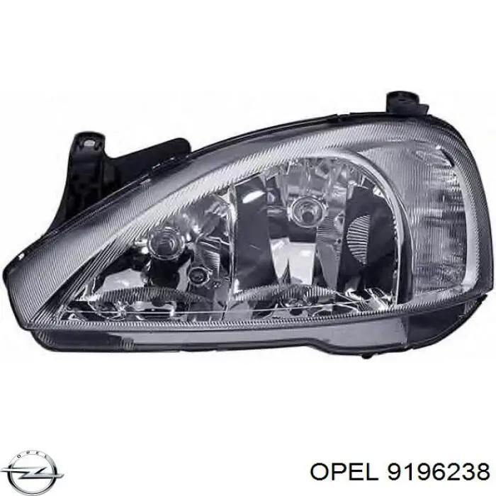 Купить 9196238 Opel Фара левая передняя