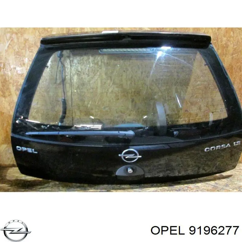 9196277 Opel porta traseira (3ª/5ª porta-malas (tampa de alcapão)