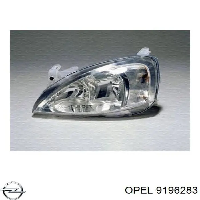 Фара правая 9196283 Opel