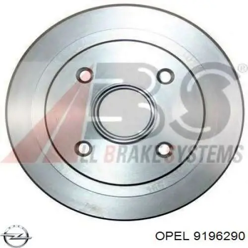 Купить 9196290 Opel Тормозной барабан