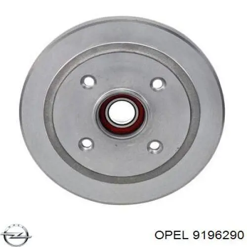 9196290 Opel барабан тормозной задний