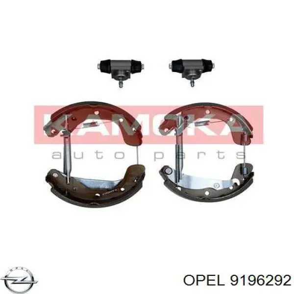 Тормоза рабочие задние ножные и тормозные барабаны Opel 9196292 цена, от 25.97 USD