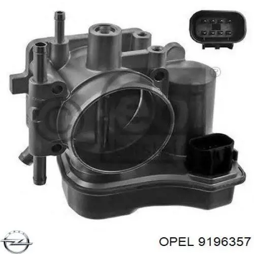 9196357 Opel Дроссельная заслонка