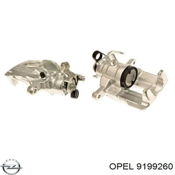 Тормозной суппорт правый задний Opel 9199260 цена, от 58.26 USD